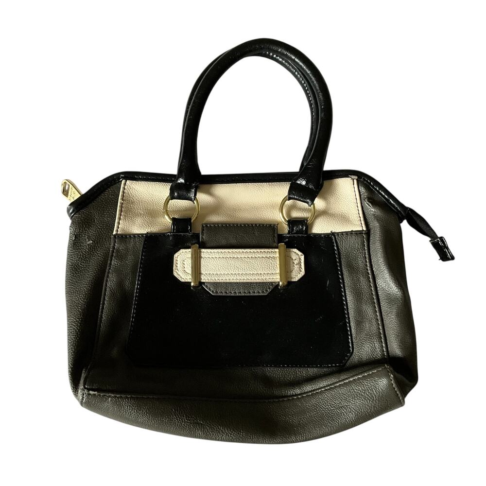 Steve Madden Two-Color Leather Purse: Y2K, Modern